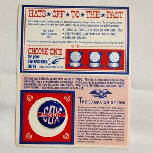 Hats Off To The Past - The Campaign of 1920